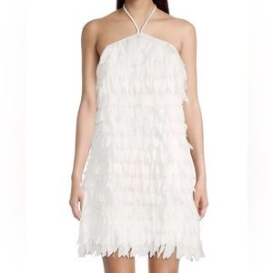 Aidan Mattox Trapeze Fringe Dress in Size US2 NWT